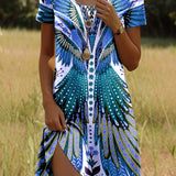 JULIA – Lebhaftes Kleid im Bohemian-Stil