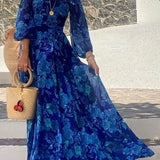 Calista | Off-Shoulder Blumenkleid