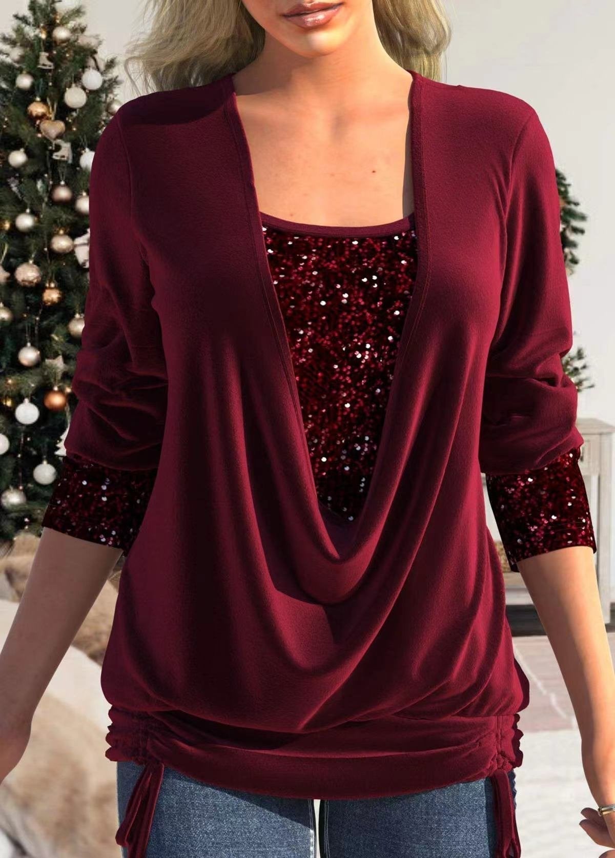 Flaire™ | Oberteil aus Glitterpailletten