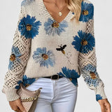 Deborah™ - Lässiger Floral-Pullover