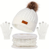 Winterset Mütze und Handschuhe für Damen