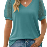 Rhianna™ - Elegantes Puffärmel-Top