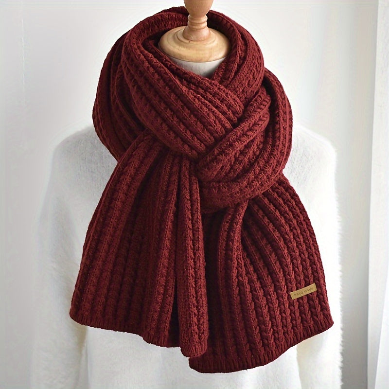 Matteo Herren Strickschal mit geometrischem Muster