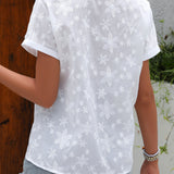 Dafne™ - Sommerblumen Lockere Bluse