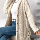 Chloe™ - Plüsch-Hoodie-Cardigan