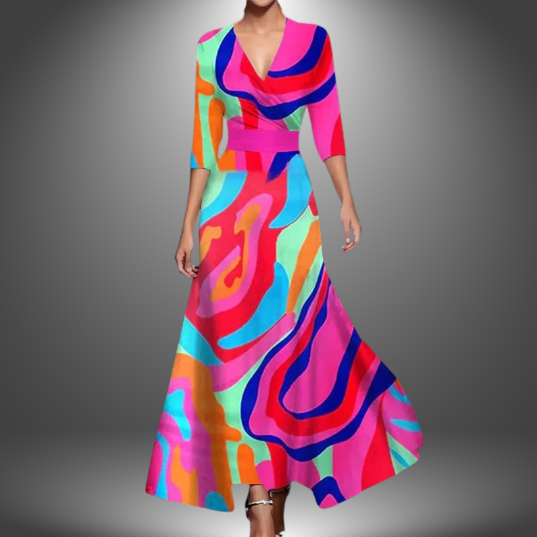 Saffie - Bedrucktes Wickelkleid