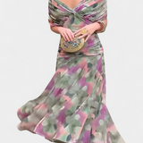 Alondra™ | V-Ausschnitt Langes Floral-Maxikleid