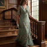 Selora | Halter Bloom Flow Maxi Kleid
