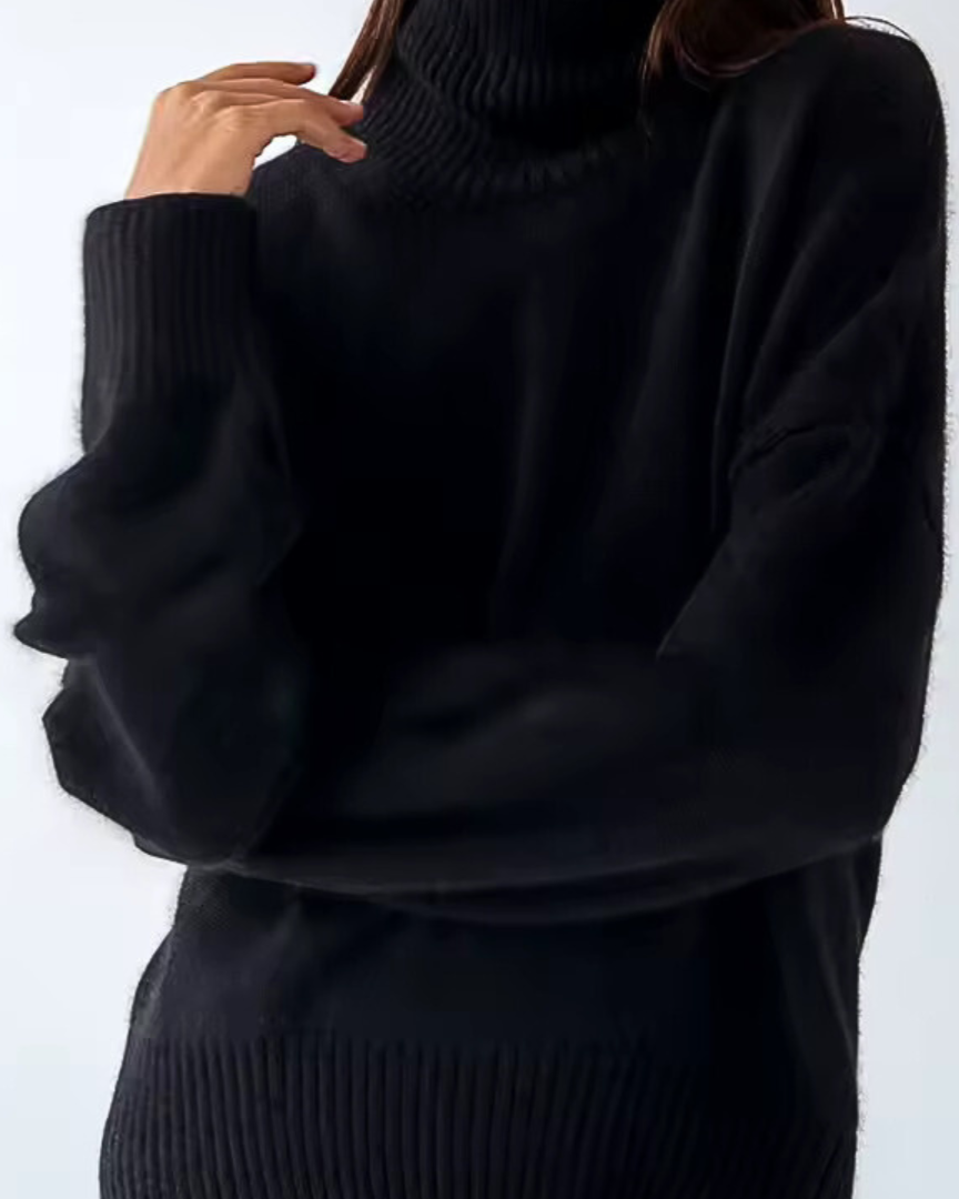 Lesley - Oversized Rollkragenpullover