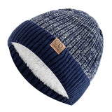 Vintage Vibe Mütze | Retro gefütterte Wintermütze mit lässigem Strickdesign
