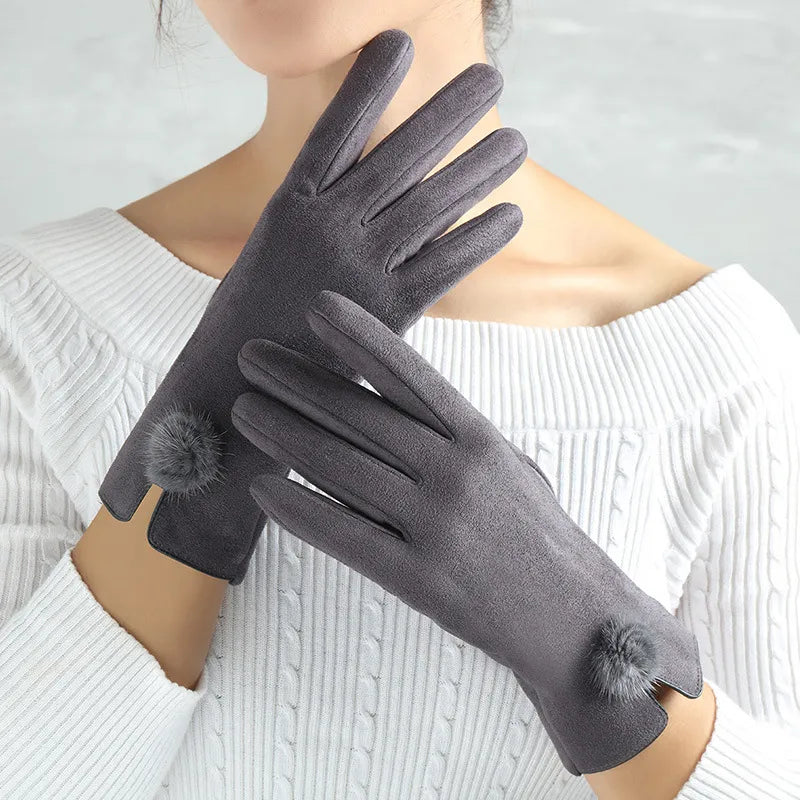 Damen Vintage Winterhandschuhe