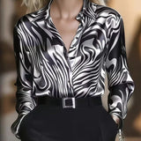 Maeve™ - Elegantes bedrucktes Hemd