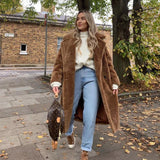 Zoe - Langer Teddymantel