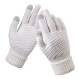 Gestrickte Touchscreen-Handschuhe für Damen