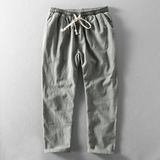 Giles | Men's Long Trousers with Drawstring and Pockets