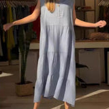 Aromea™ - Ärmelloses Leinenkleid