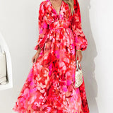 Sofie™ - Elegantes Geblümtes Kleid