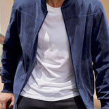 Dex™ - Klassische Wildleder-Zipperjacke