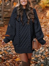 Alois™ - Oversized Damen Strickkleid