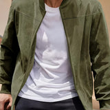 Dex™ - Klassische Wildleder-Zipperjacke