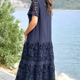Cora™ - Elegantes Plissiertes Damenkleid