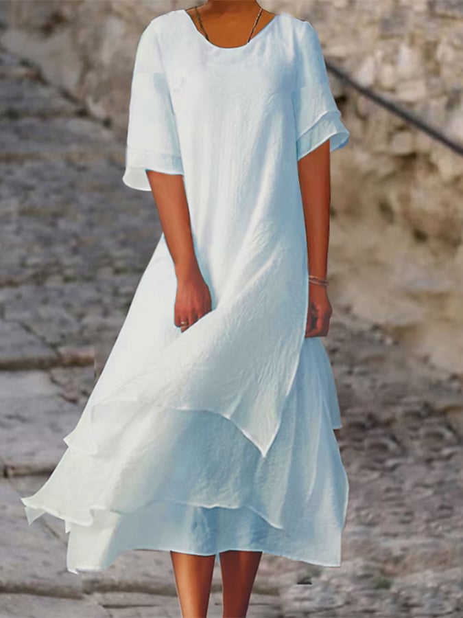 Hermine - Elegantes Schichtenkleid