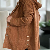 Cordia™ - Bequeme Cord-Jacke mit Kapuze