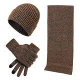 Cooles Winter-Set mit Mütze, Schal und Handschuhen