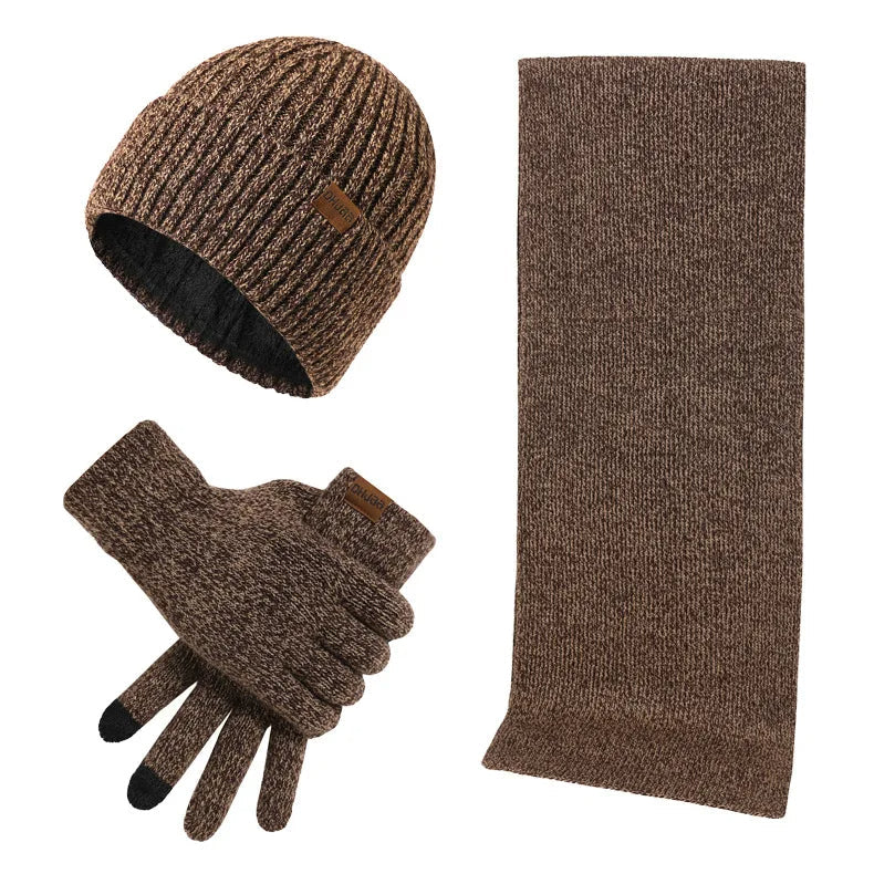 Tough Winter Set mit Mütze, Schal und Handschuhen