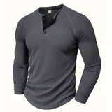 Chad™ - Herren Henley-Shirt