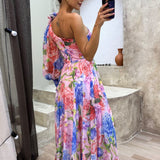 Whitney | Schickes Fließendes Schulterkleid für Sommeranlässe
