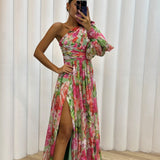 Whitney | Schickes Fließendes Schulterkleid für Sommeranlässe