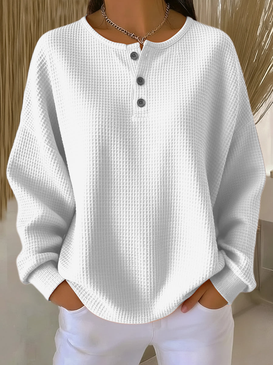 Anne | Lässiger Pullover mit Kragen