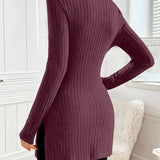 Sarah - Eleganter Langärmeliger Pullover Mit Schmaler Passform Für Den Herbst