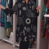 Marlene™ - Lässiges Kleid mit geometrischem Druck