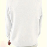 Caroline - Solider Pullover Mit Halber Knopfleiste