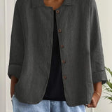 Marilla™ – Klassischer leichter Hemd-Cardigan