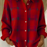 Tesa | Gemütlicher Karopullover Cardigan
