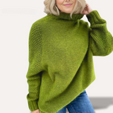 Eleganza™ | Eleganter Rollkragenpullover Angela Apfelgrün
