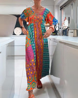 Melania™ - Buntes Bohemian Kleid