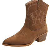 SPITZES WESTERN-ANKLE-Boot