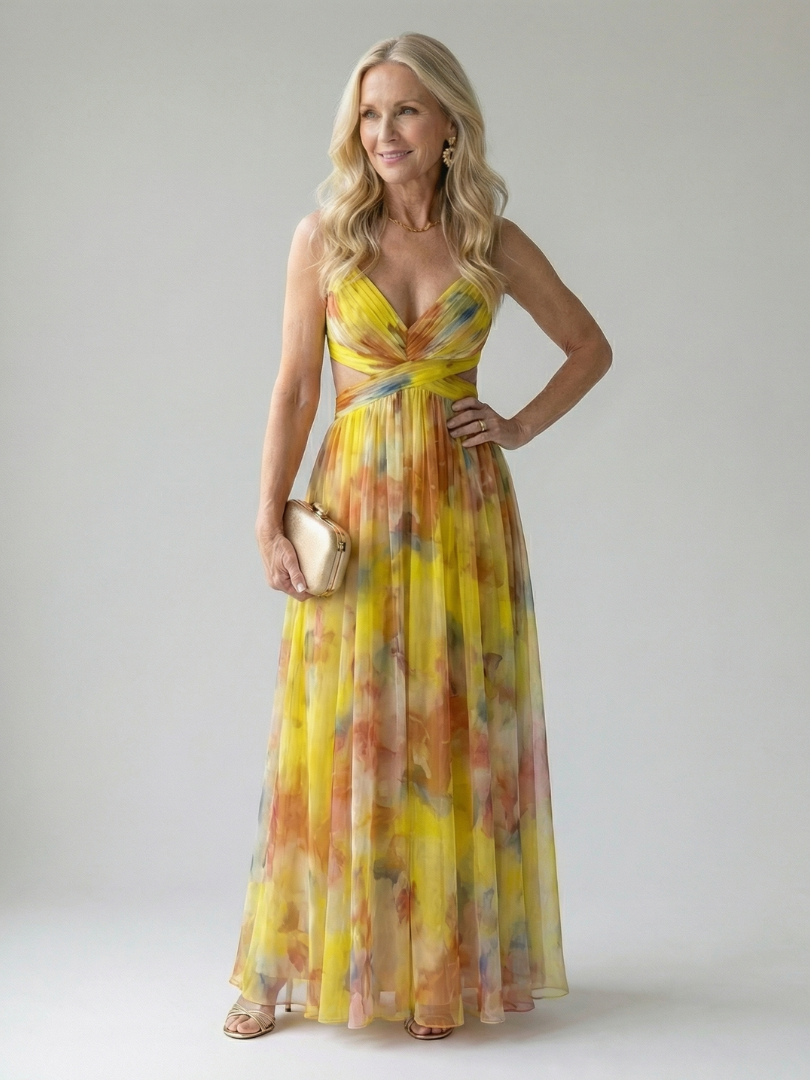 Isel | Soft Wrap Maxikleid