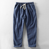 Giles | Men's Long Trousers with Drawstring and Pockets