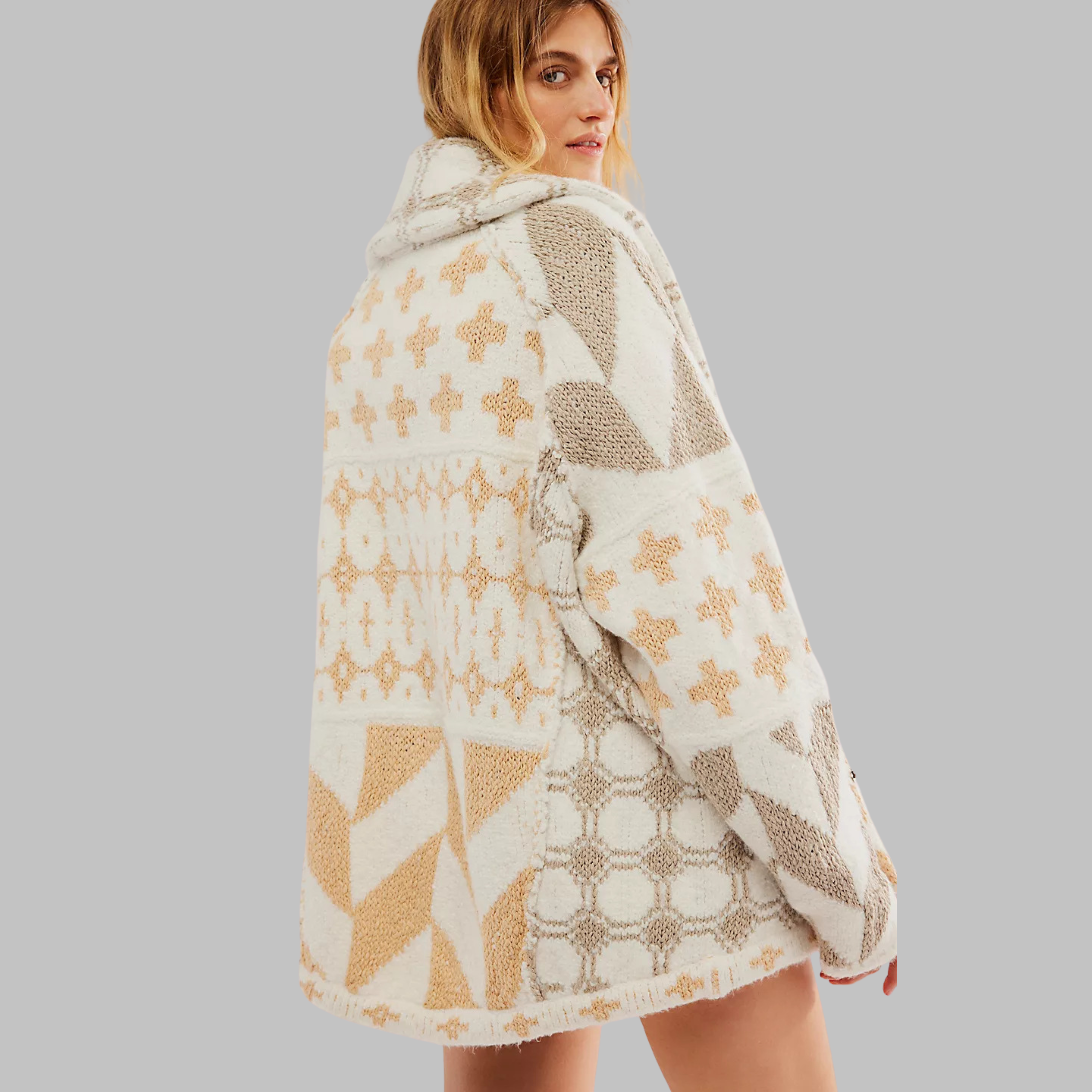 Portia™ - Vintage Oversized Cardigan