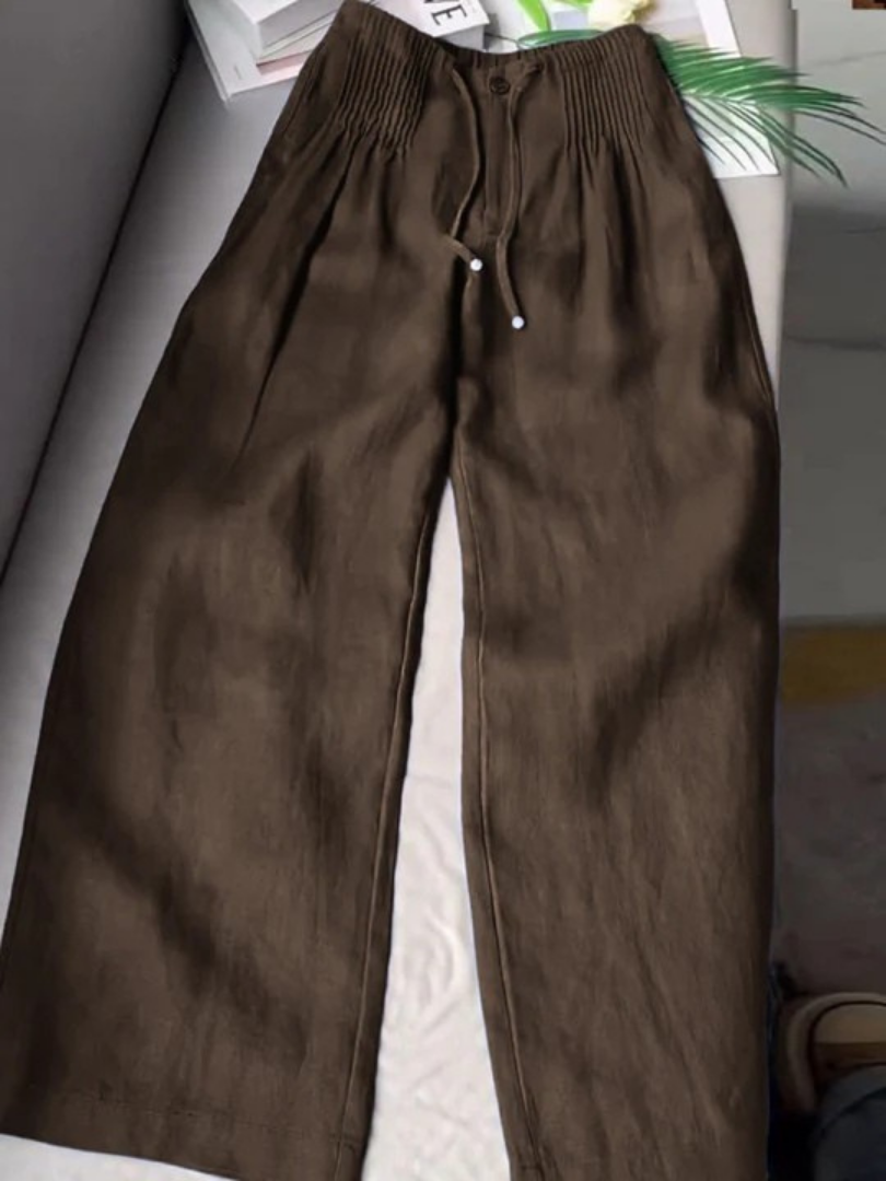 Camille | Damen weite Hose mit Tunnelzug