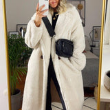 Zoe - Langer Teddymantel