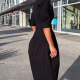 Karolin | Bequemes Langes Kleid