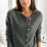 Aurora - Einfacher Schlichter Pullover Mit Langen Ärmeln