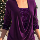 Flaire™ | Oberteil aus Glitterpailletten