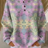 Alma | Pullover mit ethnischem Blumenmuster